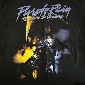 Prince "Purple Rain" Graphic T-Shirt - Black